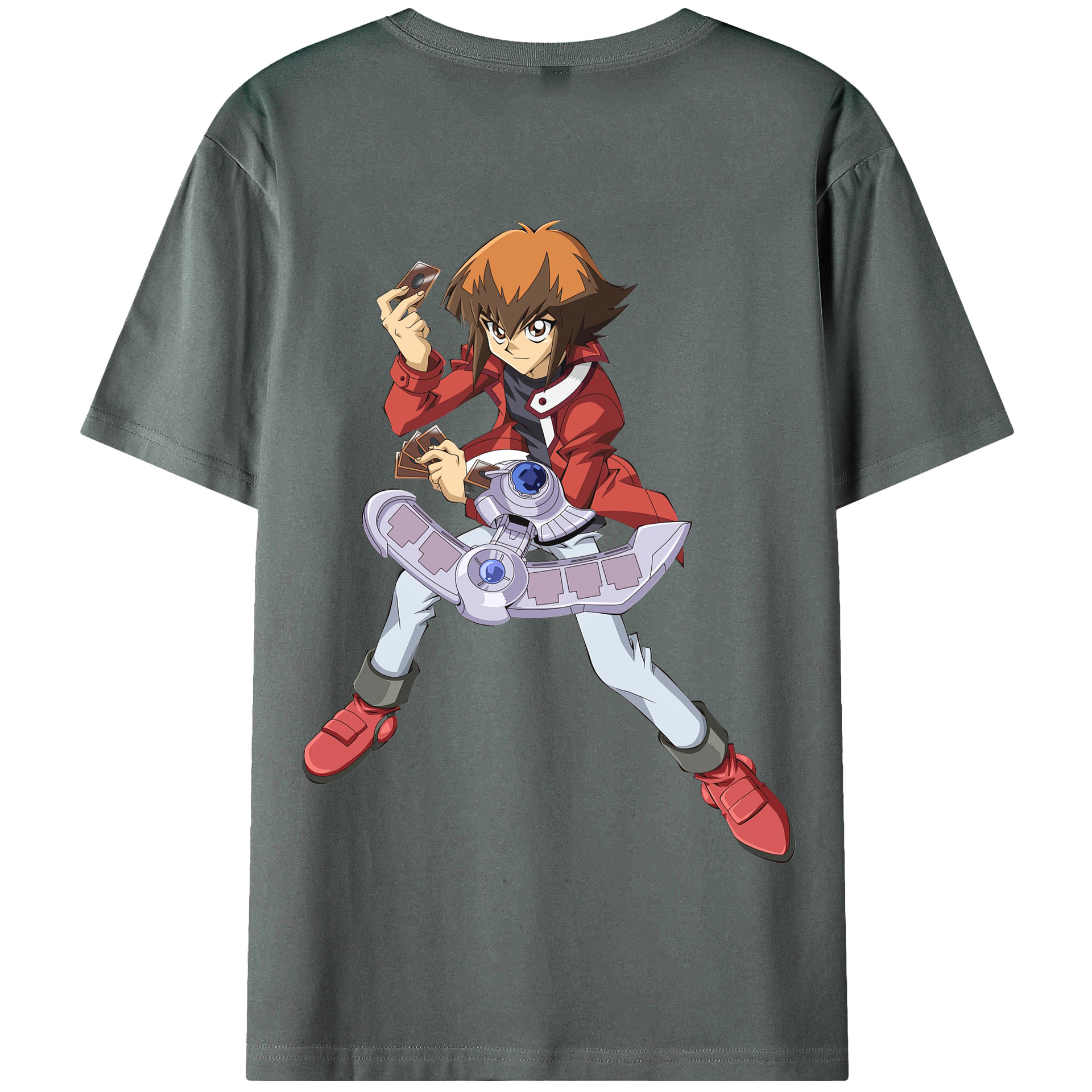 （画像用） 遊☆戯☆王 Yu-Gi-Oh! 綿100％半袖Tシャツ（背面プリント）